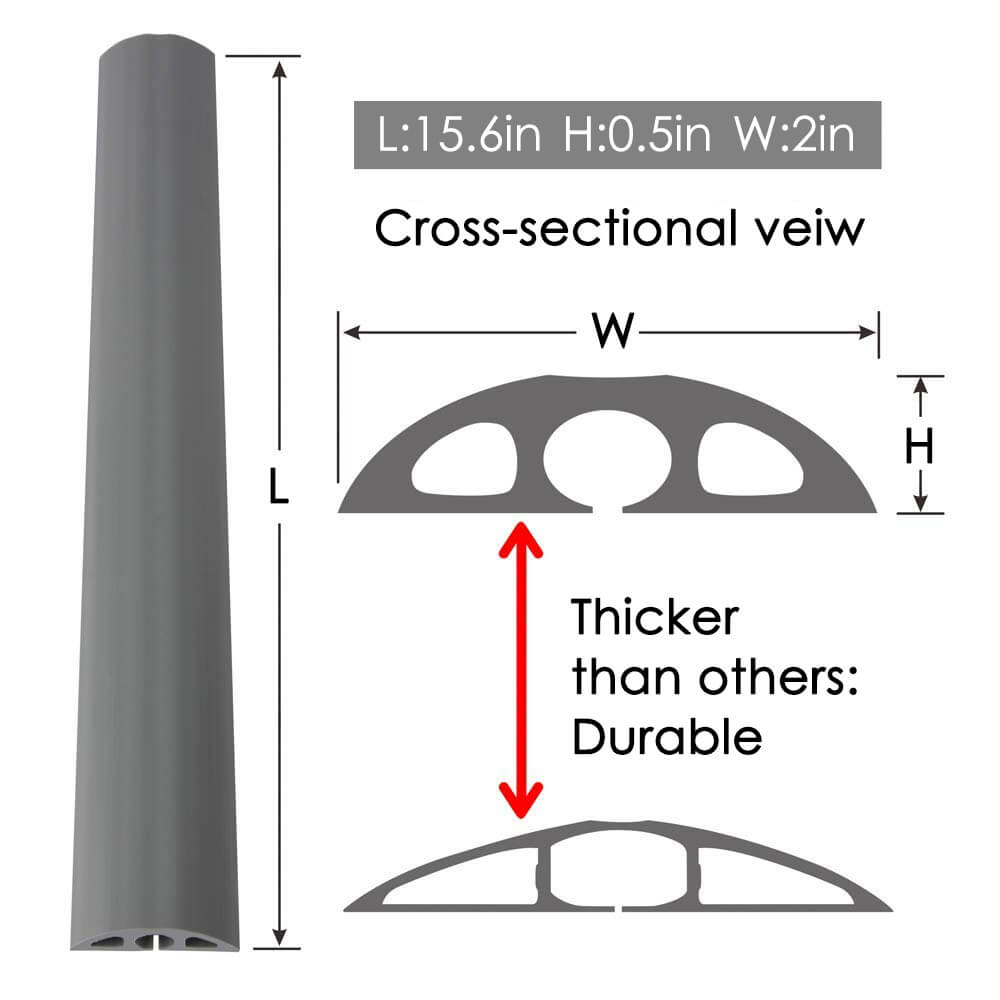 Floor Cord Cover Kit Fcc 01 15 6 5 Packs